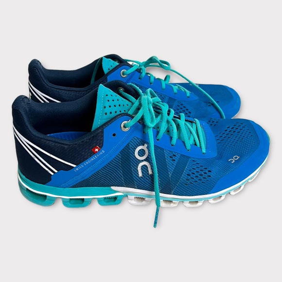 On Cloud On Running Cloudace Running Shoes Sneakers Malibu Curaçao Size 7.5 - Picture 5 of 10